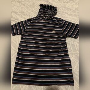 V.A.L.A. Short Sleeve Hooded Shirt, Size: Adult Large